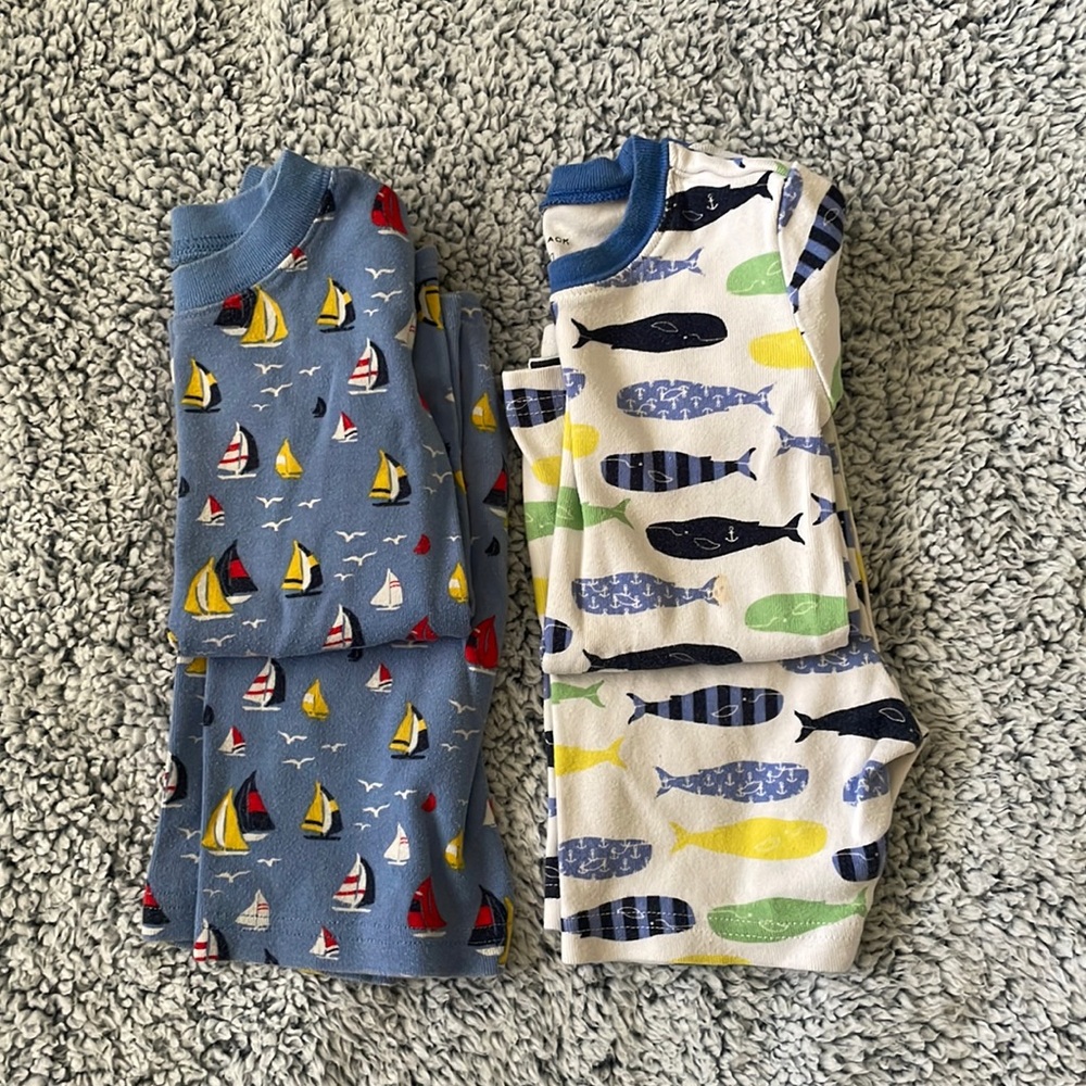 Set of 2 Janie and Jack SS PJs